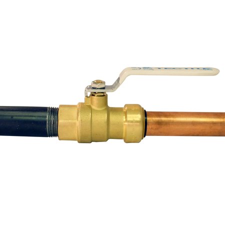 Tectite By Apollo 3/4 in. Brass Push-to-Connect x Female Pipe Thread Ball Valve FSBBV34F